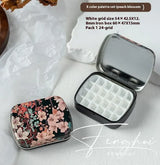 Manicure Watercolor One-piece Flip Small Mini Palette