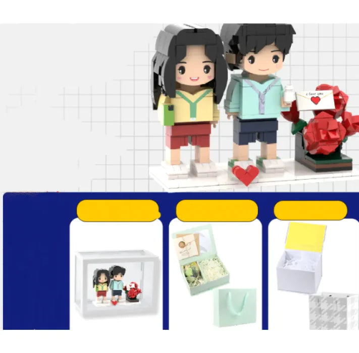 Photo Character Building Blocks Puzzle