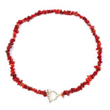 Natural Stone Bead Necklace