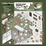 3D Cabin Landscape Stickers