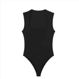 Women's Square Neck Sleeveless Jumpsuit