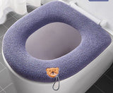 Knitted Toilet Seat Cover