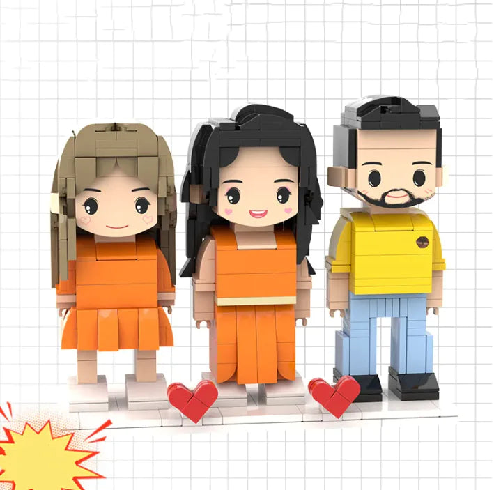 Photo Character Building Blocks Puzzle