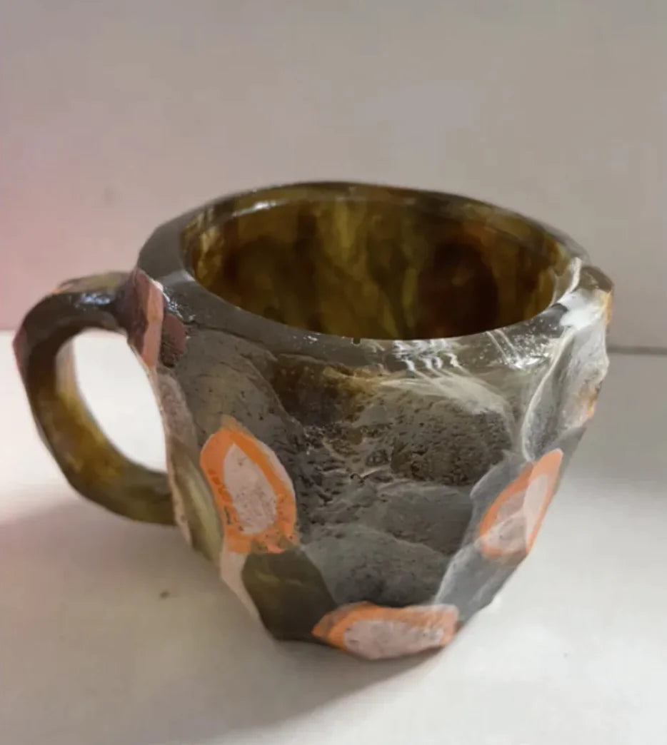400ml Resin Mineral Crystal Coffee Mug