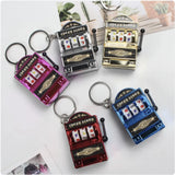 Mini Fruit Machine Keychain Charm