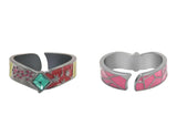 Impression Ring Anime Pattern Unisex