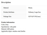 Stainless Steel Fully Enclosed Large Cat Toilet