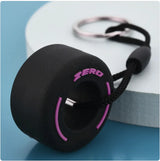 PVC Soft Rubber Tire Keychain