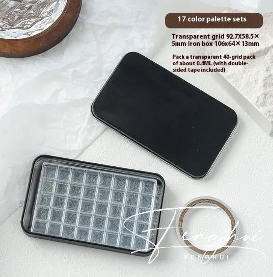 Manicure Watercolor One-piece Flip Small Mini Palette