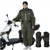Winter Cold-proof Cycling One-piece Work Clothes