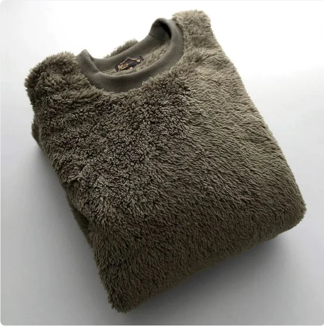 Men's Plus-Size Warm Knit Sweater
