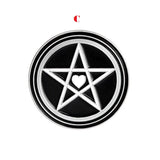 Heart Pentagram Pin