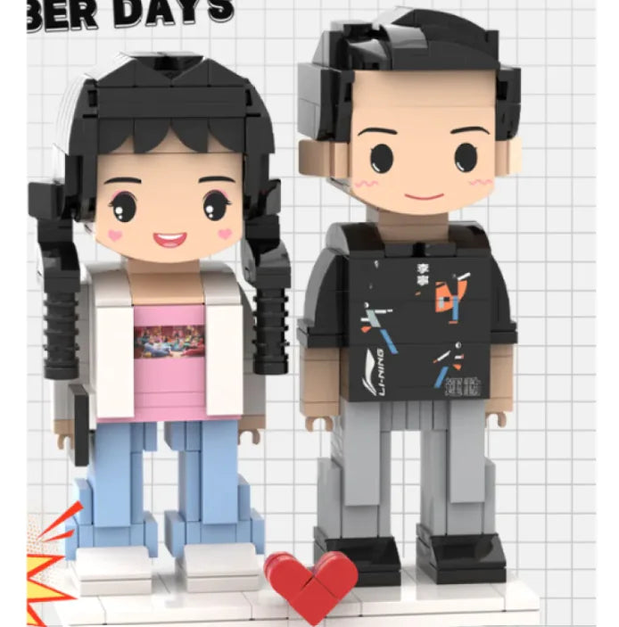 Photo Character Building Blocks Puzzle