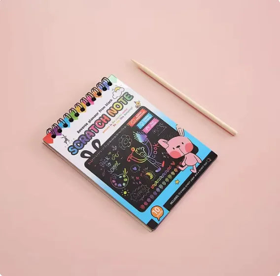 Creative Graffiti Children's Colorful Diy Scraping Painting