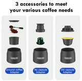 Portable Three In One Travel Hand Press Coffee Machine