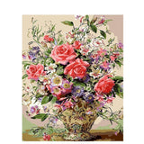 Flower & Woman Paint By Numbers Kit