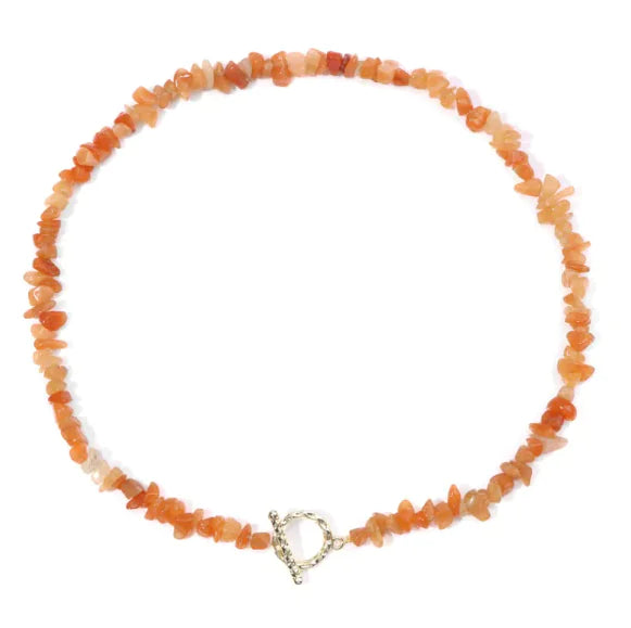 Natural Stone Bead Necklace