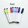 Eco-Friendly Whiteboard Markers with Eraser - 8-Piece Set for Kids