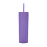 Frosted Straight Straw Bottle