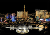 Creative Handmade City Night Scene Scraping Painting