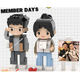 Photo Character Building Blocks Puzzle