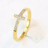 Vintage Diamond Cross Ring