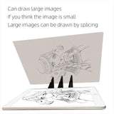 Adjustable Projection Drawing Board for Mobile Phones and Tablets