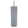 Frosted Straight Straw Bottle