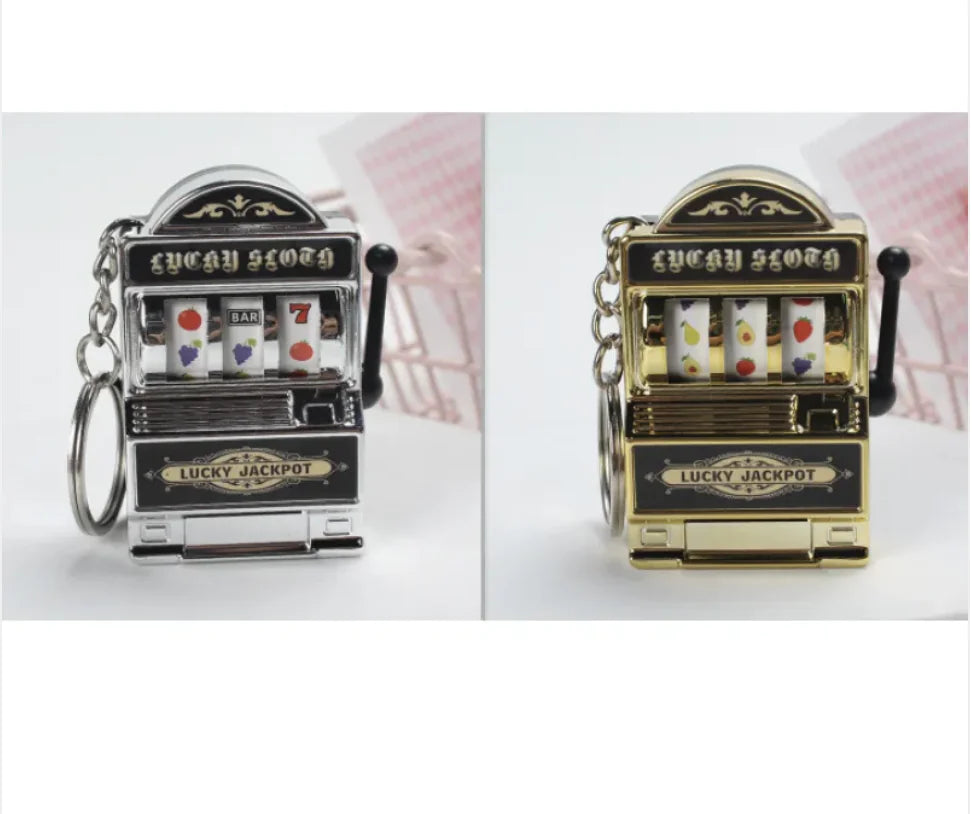 Mini Fruit Machine Keychain Charm