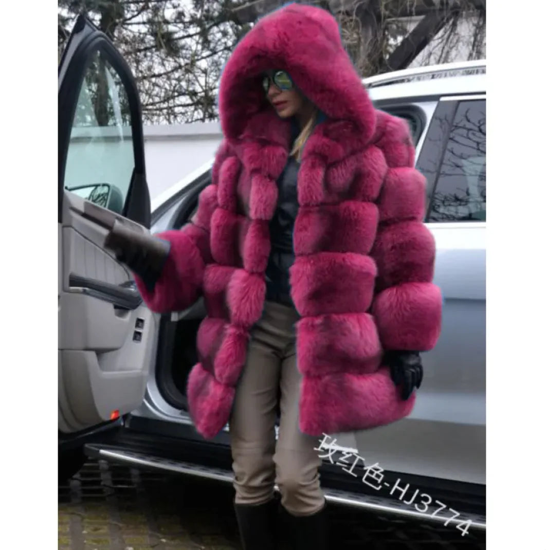 Women's Luxury Faux Fur Jacket