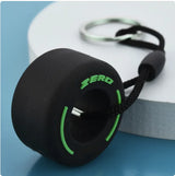 PVC Soft Rubber Tire Keychain