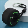 PVC Soft Rubber Tire Keychain
