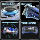 Large Screen Handheld Gaming Console with Rocker Handle