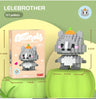 Cartoon Animal Series Cute Doll Tiny Particle Building Blocks