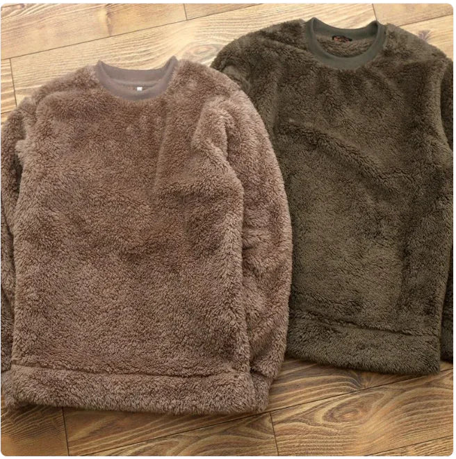 Men's Plus-Size Warm Knit Sweater