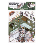 3D Cabin Landscape Stickers